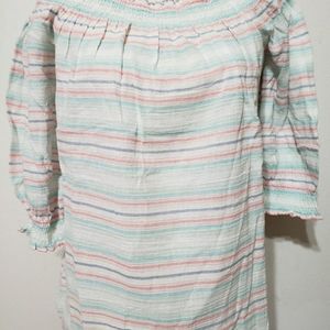 1x INC Pastel Stripe Blouse